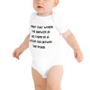 Trust that when the answer is no, there is a better yes down the road. - Baby Jersey Short Sleeve One Piece Motivational quotes 7835411