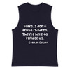 Folks, I don't trust children. They're here to replace us. - Stephen Colbert - Muscle Tank Funny quotes 7839675
