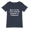What do you call a thieving alligator? A Crookodile - Raw Neck Tee Funny quotes 7837828