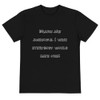 Brains are awesome. I wish everybody would have one! - Unisex Eco Tee Funny quotes 7838176