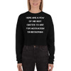 Here are a few of his best quotes to use for motivation on Instagram: - Women's Fleece Crop Sweatshirt Motivational quotes 7836268