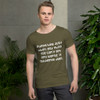 Funny how just when you think life can't get any worse, it suddenly does. - Raw Neck Tee Funny quotes 7836734