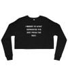 Mindset is what separates the best from the rest. - Women's Fleece Crop Sweatshirt Motivational quotes 7836064