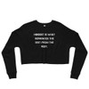Mindset is what separates the best from the rest. - Women's Fleece Crop Sweatshirt Motivational quotes 7836064