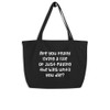 Are you really living a life or just paying the bills until you die? - Organic Cotton Large Tote Funny quotes 7841548