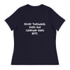 After Tuesdays, even the calendar goes WTF. - Women's Relaxed Short Sleeve Jersey Tee Funny quotes 7838998