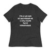 I'm a big fan of whiteboards. I find them quite remarkable. - Women's Relaxed Short Sleeve Jersey Tee Funny quotes 7838744
