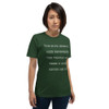 Common sense is like deodorant. The people who need it most never use it! - Unisex Short Sleeve Jersey T-Shirt Funny quotes 7823160