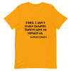 Folks, I don't trust children. They're here to replace us. - Stephen Colbert - Unisex Short Sleeve Jersey T-Shirt Funny quotes 7839131