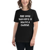 Age only matters if you're a cheese. - Women's Relaxed Short Sleeve Jersey Tee Funny quotes 7838701