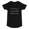 If you fall, I will be there. Signed: Floor. - Long Body Urban Tee Funny quotes 7836650