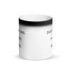 Don't study me, you won't graduate. - Matte Black Magic Mug Funny quotes 7838862