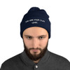 You are your own limit. - Pom Pom Knit Cap Motivational quotes 7835259