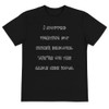 I stopped fighting my inner demons. We're on the same side now. - Unisex Eco Tee Funny quotes 7838517