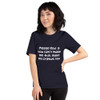 Please God, if you can't make me thin, make my friends fat. - Unisex Short Sleeve Jersey T-Shirt Funny quotes 7835536