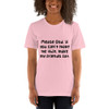 Please God, if you can't make me thin, make my friends fat. - Unisex Short Sleeve Jersey T-Shirt Funny quotes 7835536