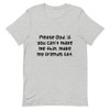 Please God, if you can't make me thin, make my friends fat. - Unisex Short Sleeve Jersey T-Shirt Funny quotes 7835536