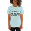 Please God, if you can't make me thin, make my friends fat. - Unisex Short Sleeve Jersey T-Shirt Funny quotes 7835536
