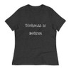 Normal is boring - Women's Relaxed Short Sleeve Jersey Tee Funny quotes 7838781