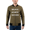 Believe. Achieve. Succeed. - Bomber Jacket Motivational quotes 7838183