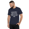 Sometimes I have to tell myself it's not worth the jail time. - Heritage Jersey T-Shirt Funny quotes 7840829