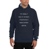 Of curse, I talk to myself. Sometimes I need expert advice. - Cotton Max Hoodie Funny quotes 7836622
