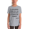 If you haven't tried, how will you ever know if there's any chance? - Jack Ma - Youth Short Sleeve Tee Motivational quotes 7836248