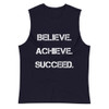 Believe. Achieve. Succeed. - Muscle Tank Motivational quotes 7839770