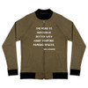 The road to success is dotted with many tempting parking spaces. - Will Rogers - Bomber Jacket Motivational quotes 7838297