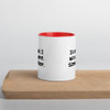 If you fall, I will be there. Signed: Floor. - Ceramic Mug with Color Funny quotes 7841654