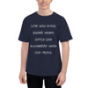 Life was much easier when apple and blackberry were just fruits. - Heritage Jersey T-Shirt Funny quotes 7840807