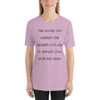 The more you weight the harder you are to kidnap. Stay safe eat cake. - Unisex Short Sleeve Jersey T-Shirt Funny quotes 7838508