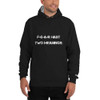 F-E-A-R hast two meanings: - Cotton Max Hoodie Motivational quotes 7837213