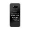 The secret of getting ahead is getting started. - Mark Twain - Samsung Case Motivational quotes 7838008
