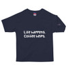 Life happens. Coffee helps. - Heritage Jersey T-Shirt Funny quotes 7840435