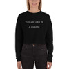 You are one in a melon. - Women's Fleece Crop Sweatshirt Funny quotes 7835673