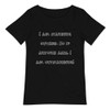 I am standing outside. So if anyone asks, I am outstanding! - Raw Neck Tee Funny quotes 7837880