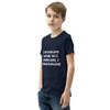 I am standing outside. So if anyone asks, I am outstanding! - Youth Short Sleeve Tee Funny quotes 7835315