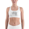 Beauty is power; a smile is its sword. - John Ray - Sports Bra Motivational quotes 7837013