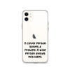 A clever person solves a problem. A wise person avoids mistakes. - iPhone Case Funny quotes 7835303