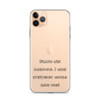 Brains are awesome. I wish everybody would have one! - iPhone Case Funny quotes 7835404