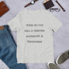 What do you call a thieving alligator? A Crookodile - Unisex Short Sleeve Jersey T-Shirt Funny quotes 7826258