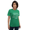Sometimes it takes a good fall to really know where you stand. - Unisex Short Sleeve Jersey T-Shirt Motivational quotes 7831303