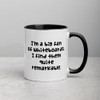 I'm a big fan of whiteboards. I find them quite remarkable. - Ceramic Mug with Color Funny quotes 7847897