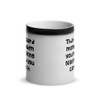 That awkward moment when you're wearing Nike's and you can't do it. - Glossy Black Magic Mug Funny quotes 7848391