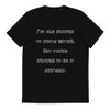 I'm old enough to know better. But young enough to do it anyway. - Unisex Organic Cotton T-Shirt Funny quotes 7848315