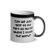 Can we just skip to the part of my life where I travel the world? - Glossy Black Magic Mug Funny quotes 7848332
