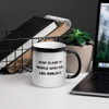 Stay close to people who feel like sunlight. - Glossy Black Magic Mug Motivational quotes 7848686