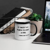 It takes two flints to make a fire. - Louisa May Alcott - Glossy Black Magic Mug Motivational quotes 7848958