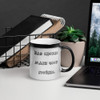 Bad choices make good stories. - Glossy Black Magic Mug Funny quotes 7848139